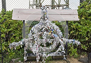 Buddhist altar at the military base