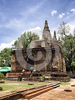 Buddhist architecture Chiang Mai Thailand