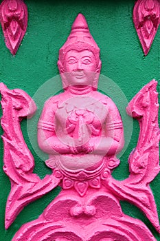 Buddhist art stucco