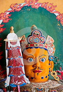 Buddhist artwork in Palcho Monaster - Gyantse, Tibet