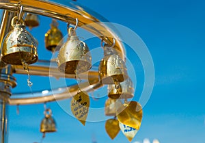 Buddhist bells in Wat Saket