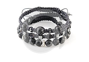 Buddhist bracelet shamballa with gems