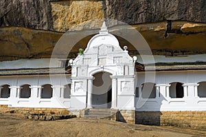 Buddhist cave temple Rangiri Dambulu Raja Maha Viharaya. Dambulla