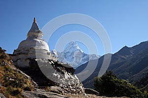 Buddhist Chorten - Nepal photo