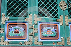 Buddhist door