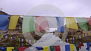 Buddhist flags near Kalapokhri