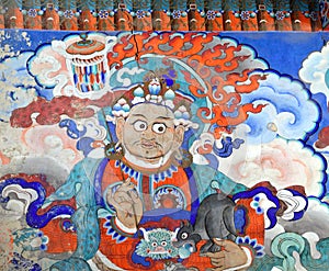 Buddhist fresco