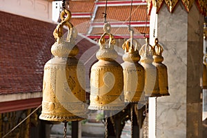 Buddhist golden bells