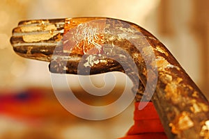 Buddhist Hands in Prayer. Thailand.