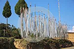 Buddhist Memorial Flags, Bhutan