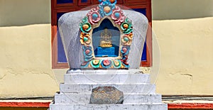 Buddhist Mini Temple in a monastery