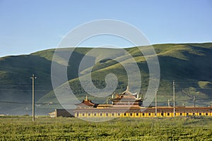 Buddhist monastery in China.