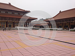 Buddhist monastery entrance