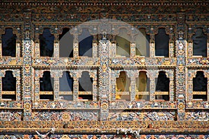 buddhist monastery in gangtey (bhutan)