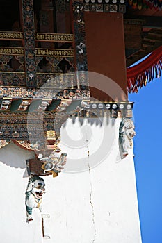 buddhist monastery in gangtey (bhutan)