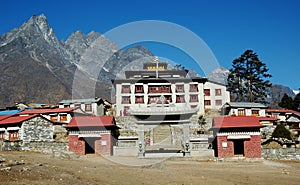 Buddhist monastery in Himalaya