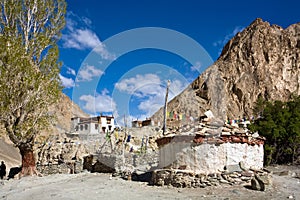 Buddhist Monastery at Markha Trek, Markha Valley, Ladakh, India