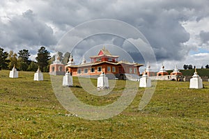 Buddhist monastery in mongolia