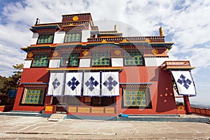 Buddhist Monastery in Pokhara town