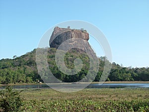 Buddhist monastery Sigiriya is a UNESCO listed