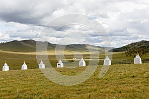 Buddhist monastery in the steppes