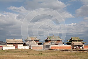 Shankh Monastery temple in Mongolia photo