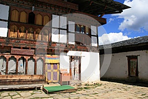 buddhist monastic school in gangtey (bhutan)