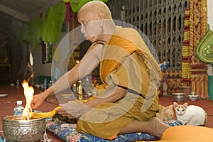 Buddhist monk photo