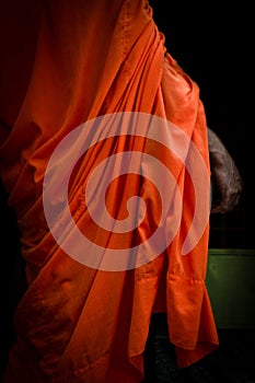 A Buddhist monk of Phnom Phen, Cambodia