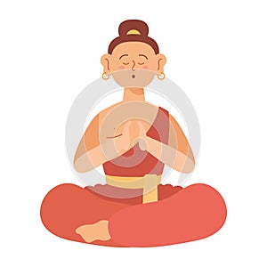 buddhist monk prayer