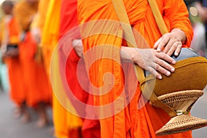 Buddhist monk's alms bowl, thailand