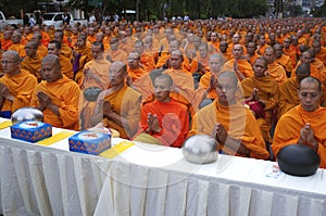 Buddhist Monks in Bangkok