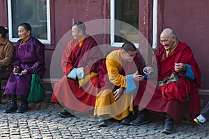 Buddhist monks