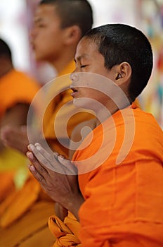 Buddhist novice in Luang Prabang, Laos.