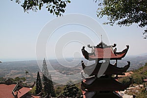 Buddhist Pagoda at the top of the mountain