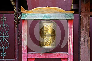 Buddhist prayer mill