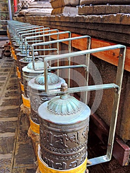 Buddhist Prayer Wheel