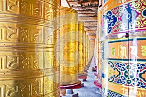 Buddhist Prayer Wheels