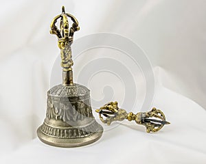 Buddhist Sacred Spiritual Tibetan Bell and Dorje