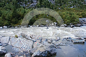 Buddhist Scripture River Valley