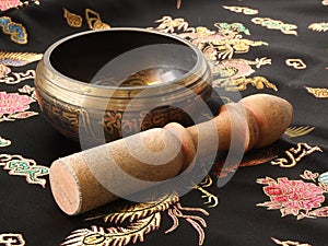 Buddhist singing bowl