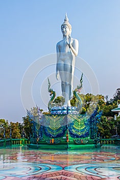 Buddhist statue in the area of the Wat Khao Phra Khru temple in Siracha District Chonburi