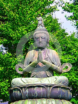 Buddhist Statue in Asakusa