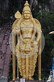 Buddhist statue in Batu Caves