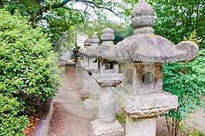 Buddhist statue in Fukuoka, Japan