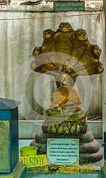 Buddhist statue for Saturday at Wang Saen Suk monastery, Bang Saen, Thailand