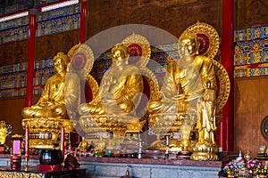 Buddhist Statues in Chinese Temple Thailand