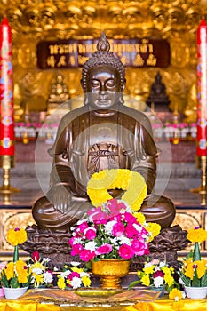 Buddhist Statues in Chinese Temple Thailand