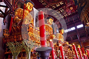 Buddhist Statues Jade Buddha Temple Shanghai