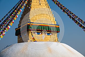 Buddhist Stupa Boudhanath in Kathmandu, Nepal